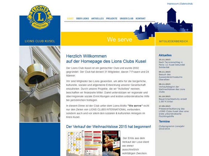 Webdesign Vereine, Webseiten Vereine