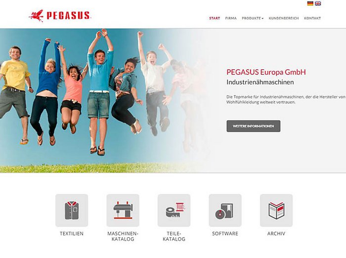 Webdesign Industrie, Webseiten Industrie