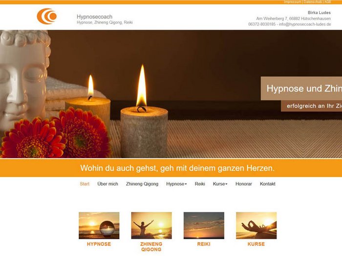 Webdesign Hypnosecoach, Webseiten Hypnosecoach