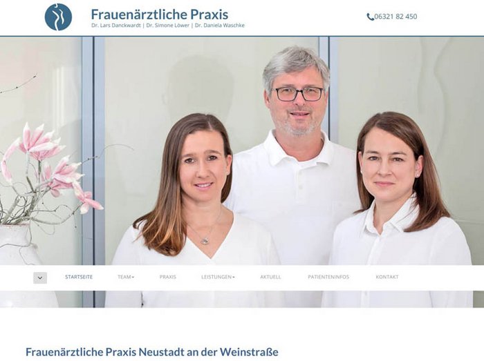 Webdesign für Arztpraxis, Webdesign Frauenarzt, Webseiten Arztpraxis