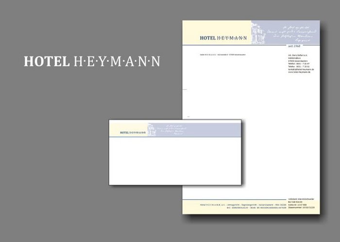 Briefpapier, Briefumschlag, Briefhülle Hotel