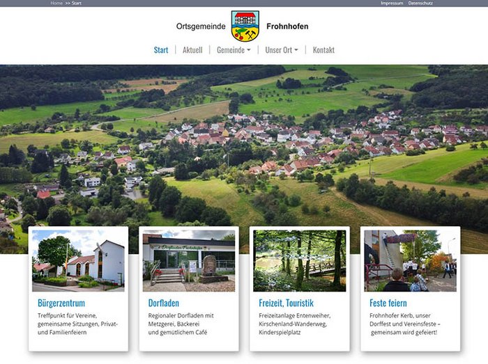 Webseiten für Ortsgemeinden
