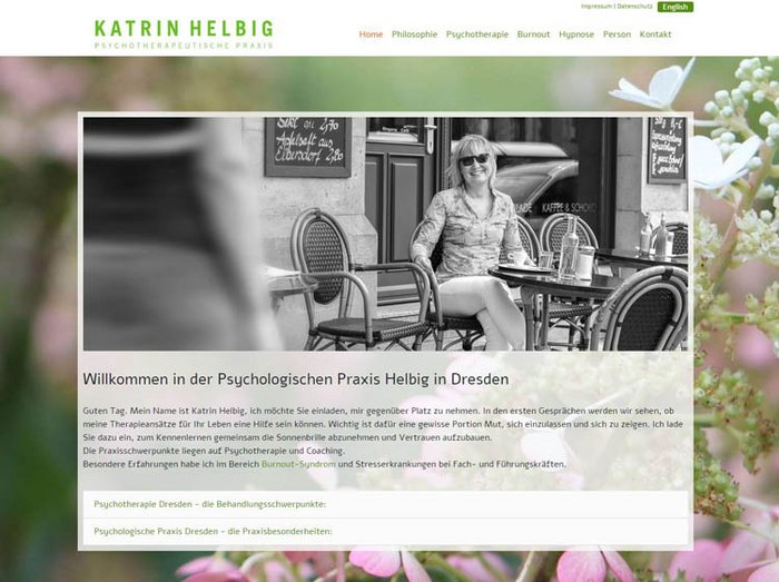 Webdesign Psychotherapie, Webseiten Psychotherapie